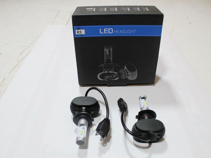 Лампа LED H7, диод CREE/12-24V,  2x24W, 5700-6000К/тип охлаждения радиатор 