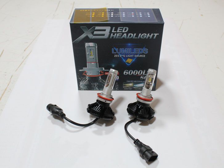 Лампа LED Н11(H8/H9/H16), диод  PHILIPS ZES/ 9-32V, 22W, 6000К/тип охлаждения - радиатор 