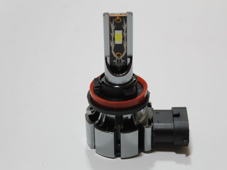 Лампа LED H11(H8/H9/H16), диод 3570/ 12V, 30W, 6500K/тип охлаждения - радиатор+вентилятор 