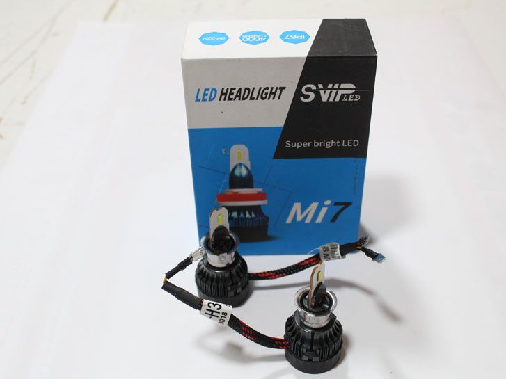 Лампа LED H3, диод Taiwan 1860/12V, 25W, 6000К/тип охлаждения-радиатор+вентилятор 