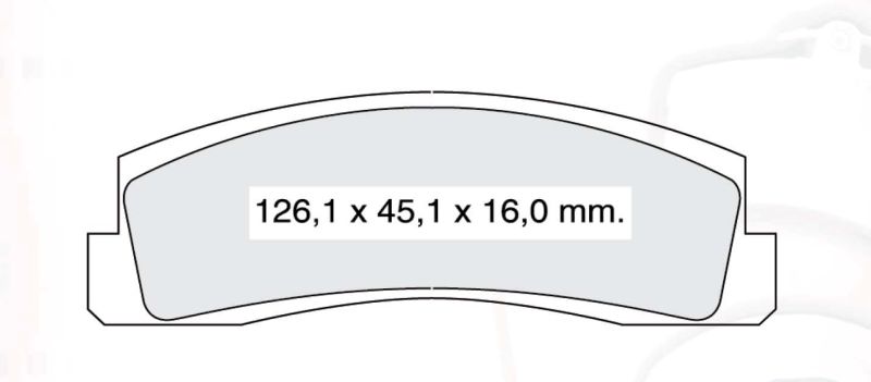 Колодки передние тормозные ВАЗ 2121 D301E Intelli фото 2