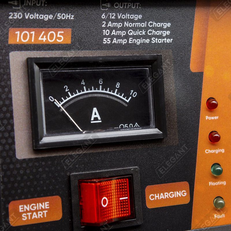 Пуско-зарядное устройство 10А/старт 55А 6-12V EL 101 405 фото 2