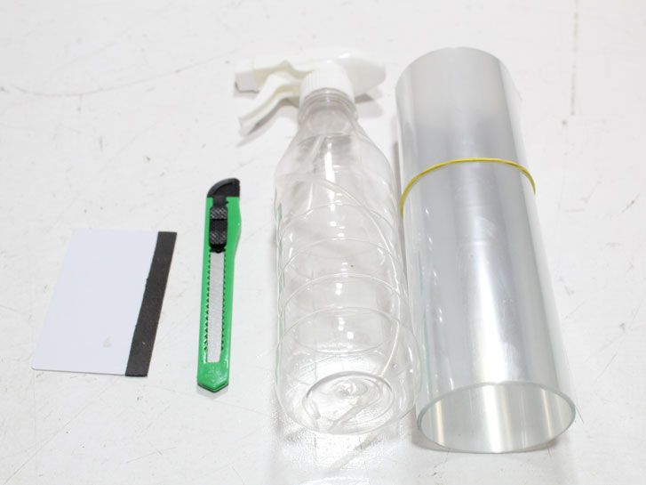 Пленка защитная от царапин на полку бампера + комплект инструментов для поклейки