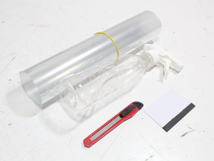 Пленка защитная от царапин на капот + комплект инструментов для поклейки