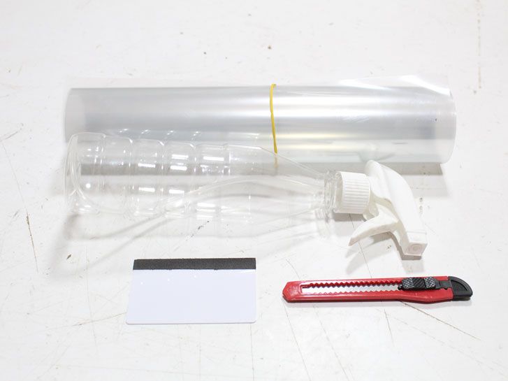 Пленка защитная от царапин на капот + комплект инструментов для поклейки фото 4