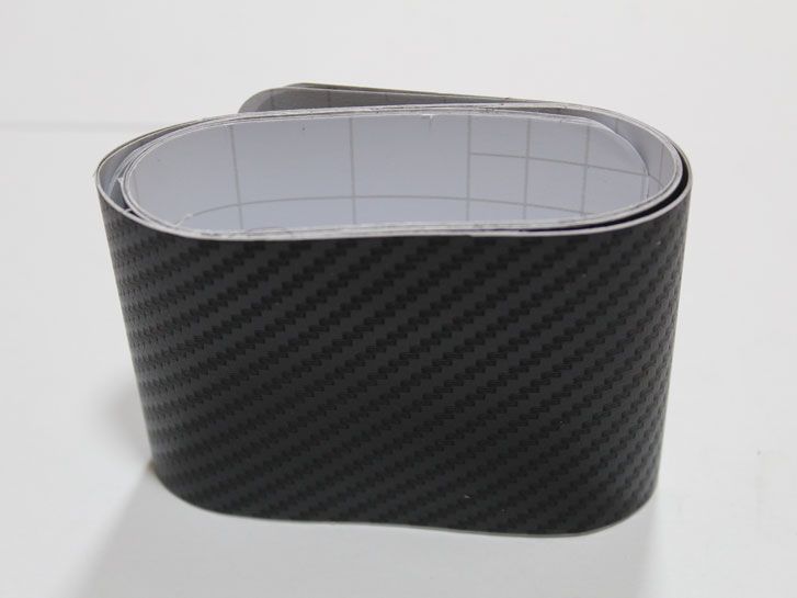 Пленка защитная от царапин на пороги (2+2шт) карбон черный