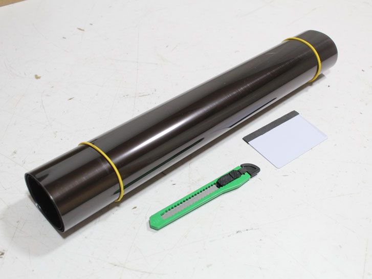 Пленка защитная на фары 400*750 2шт(шпатель+нож) защита+тонировка