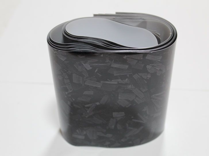 Пленка на стойки авто кованый карбон Премиум комплект 4шт