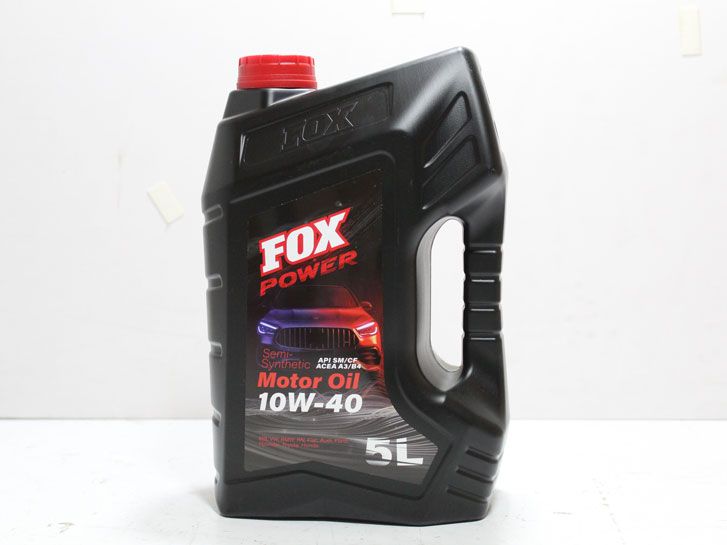 Масло моторное 10w40 полусинтетика (5 л) POWER PREMIUM FOX
