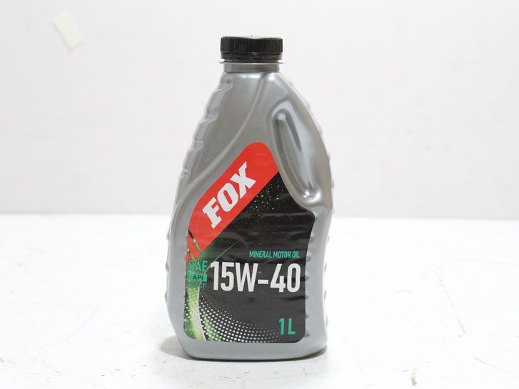 Масло моторное минеральное 15w40 (1 л) ПЕТ FOX