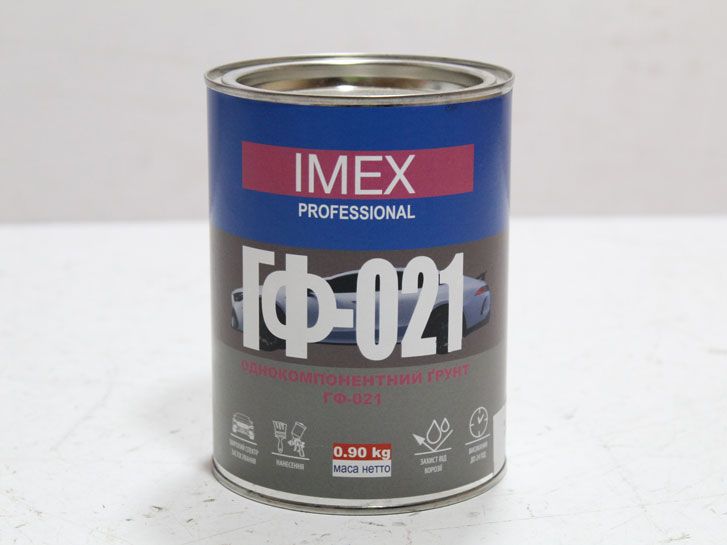Грунт серый 1л универсальный профессиональный GF-021 (0,9кг) IMEX