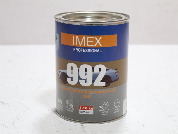 Грунт серый антикорозийный профессиональный 1,1кг 992 IMEX