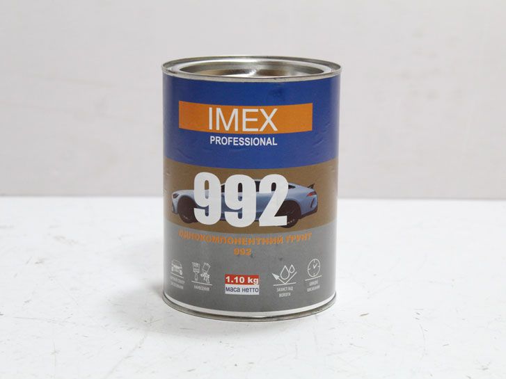 Грунт черный антикорозийный профессиональный 1,1кг 992 IMEX