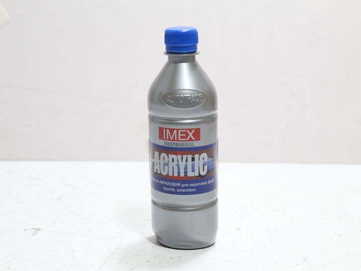 Растворитель для акрила стандартный (0,5 л) ACRYLIC 0,360 кг IMEX