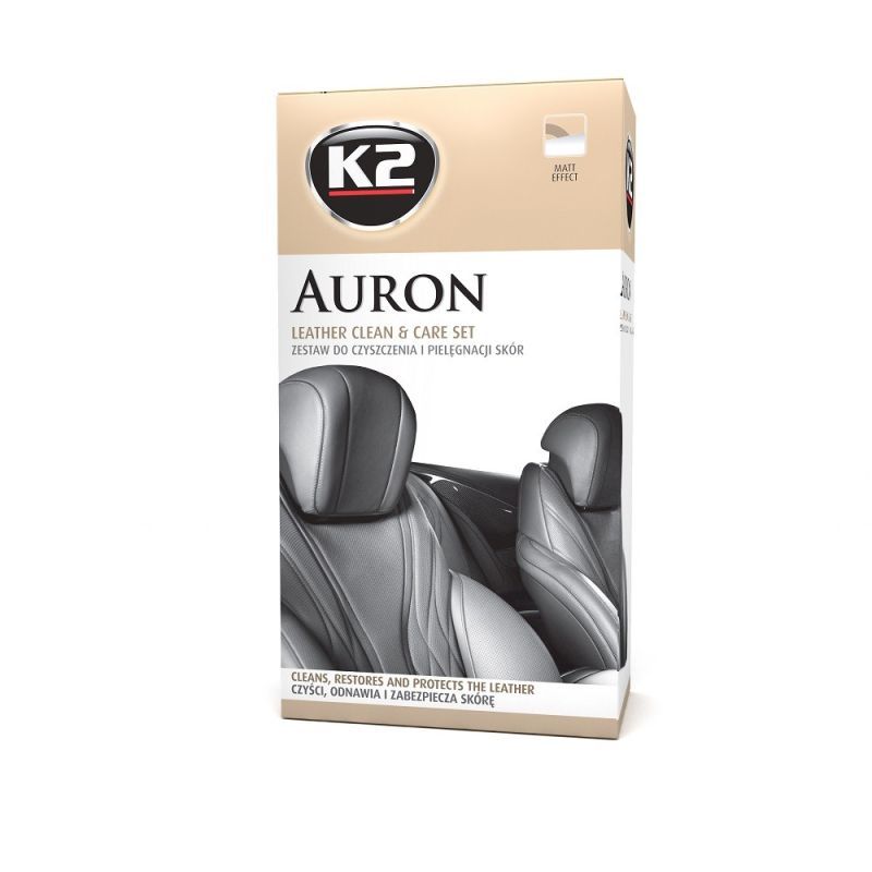 Набор по уходу за кожаной обивкой со щеткой и микрофиброй AURON SET G420 K2 фото 2