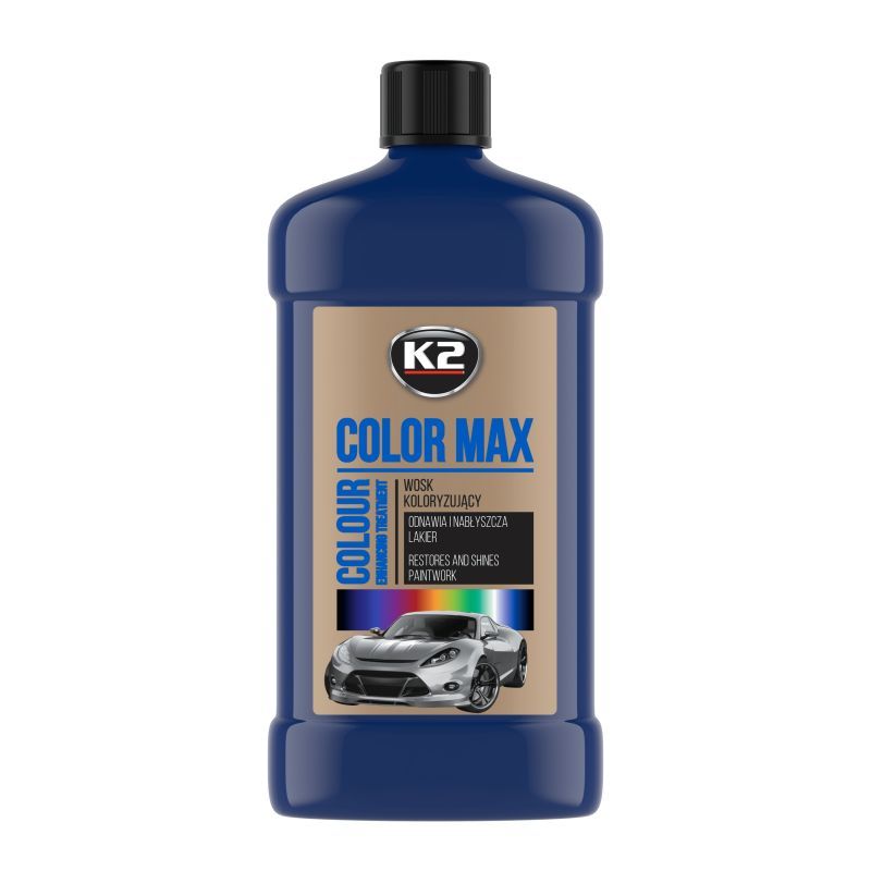 Полироль для кузова с воском синий темный Color Max Dark Blue 500мл. K025GR K2