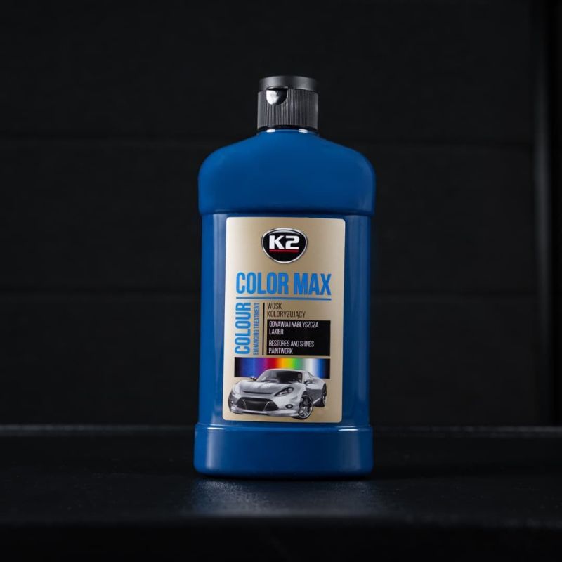 Полироль для кузова с воском синий темный Color Max Dark Blue 500мл. K025GR K2 фото 2