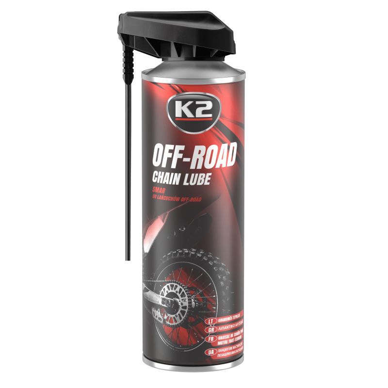 Средство для смазки цепей K2 PRO CHAIN LUBE 500мл. W140 K2