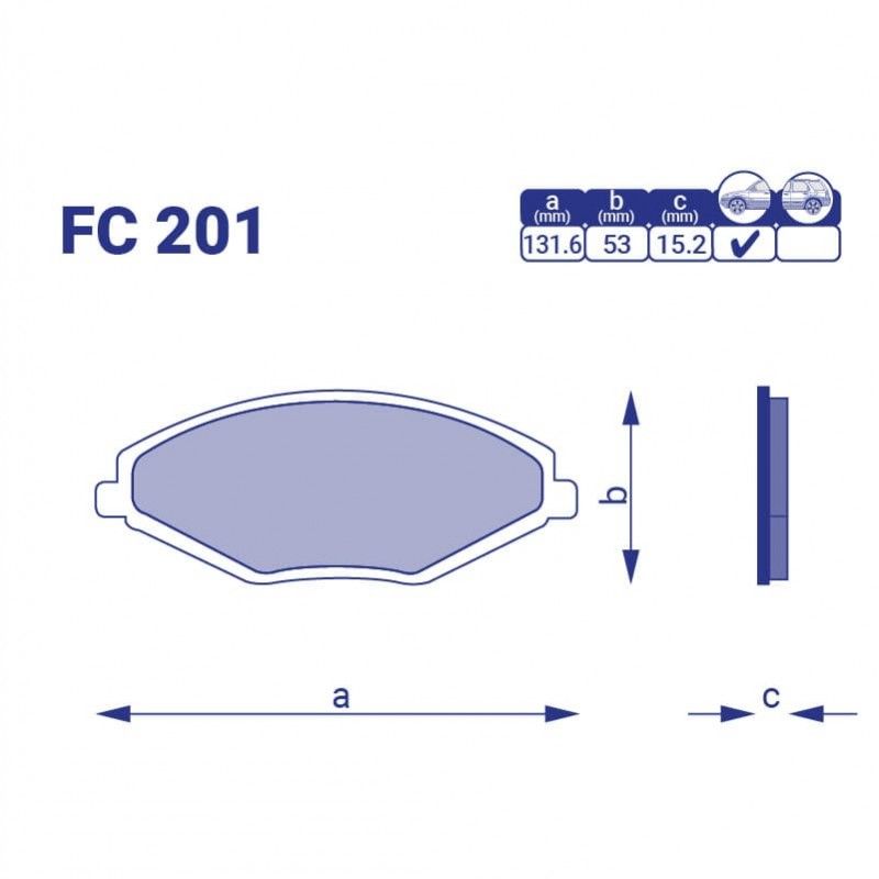 Колодки передние тормозные Chery Amulet/A11/A15 03-  A11-6GN3501080 FriCo