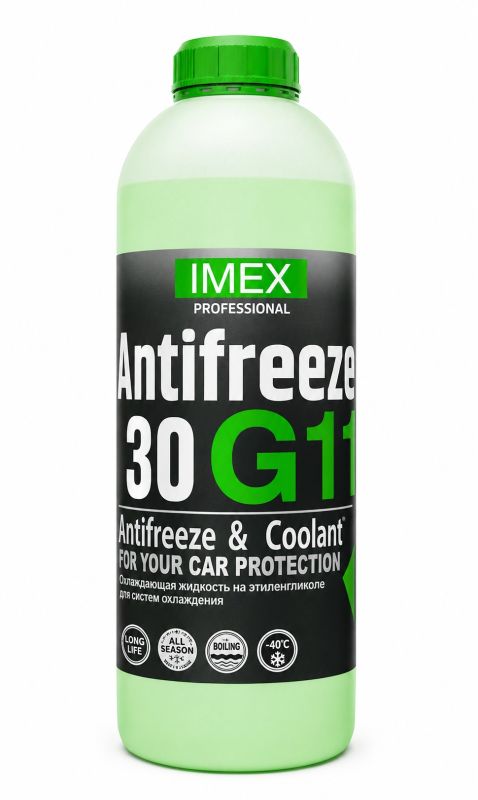 Тосол Антифриз (-30) (1 кг) зелений G11 флуоресцентний, присадки BASF