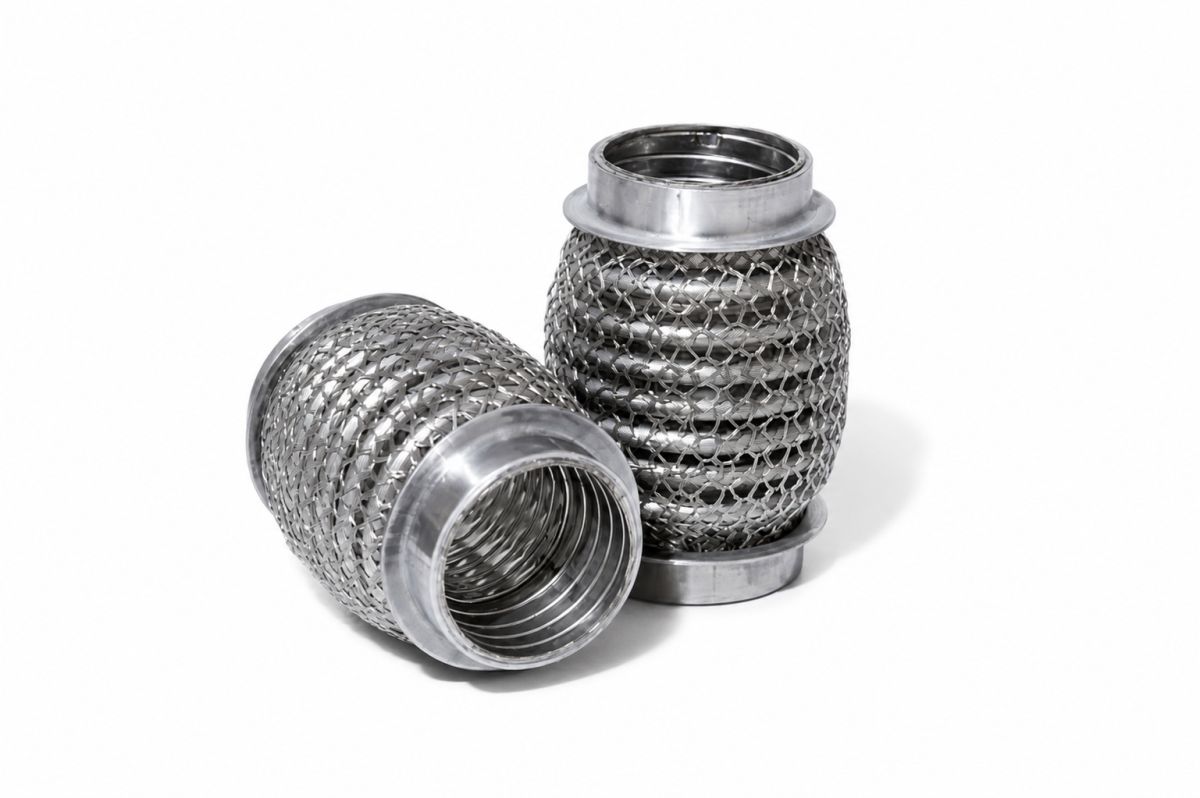Гофра глушителя Volkswagen 38×94 (3-слойная, Interlock «Кольчуга», короткая) M3894 AGK